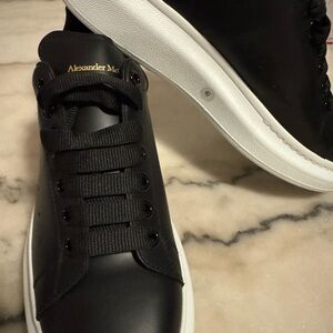 Alexander McQueen Black and White Men's Sneakers